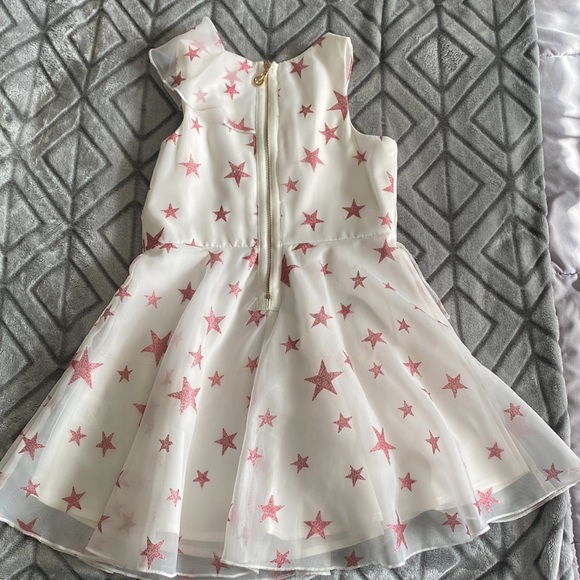 White and Pink Star Dress - Picture 5 of 6